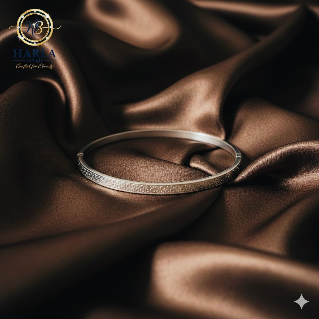 Sparkle Line Silver Bracelet
