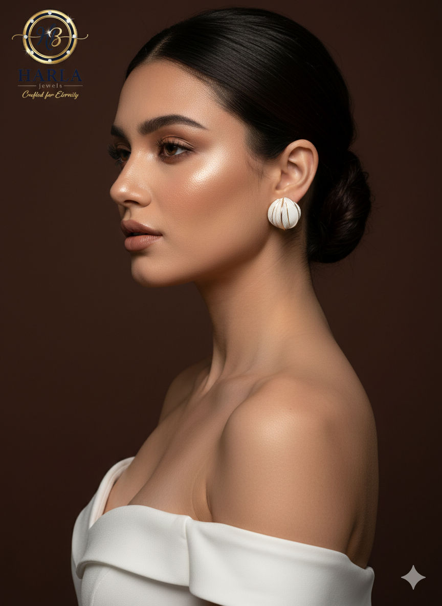 Lotus Petaled Studs