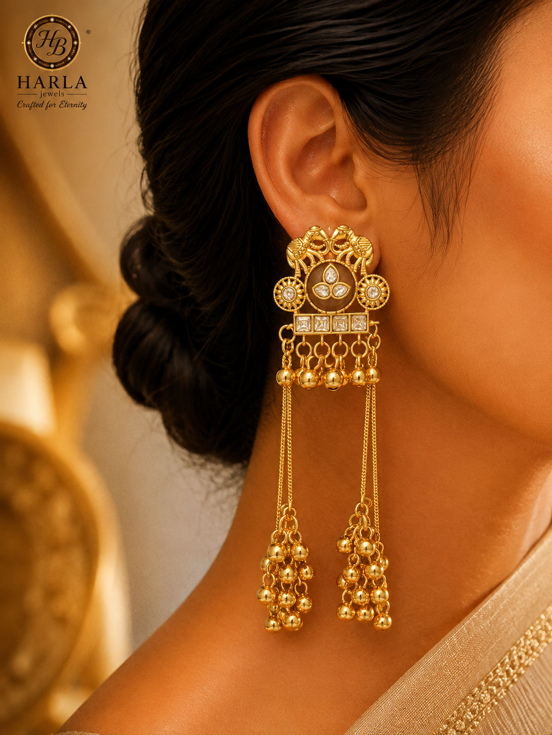 Royal Chand Tassel Earrings