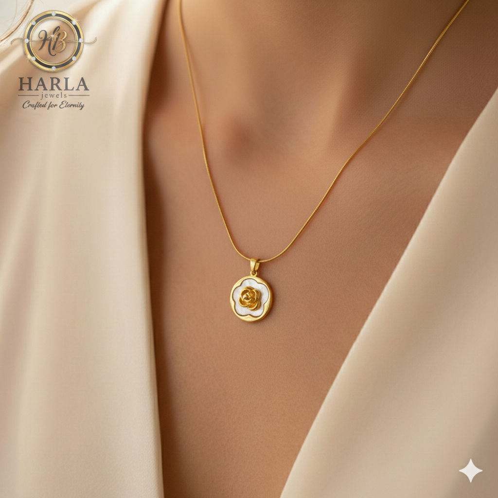 Cameo Gold Pendant chain