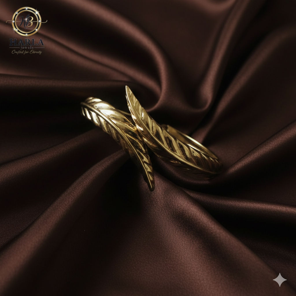 Feather Gold Bracelet