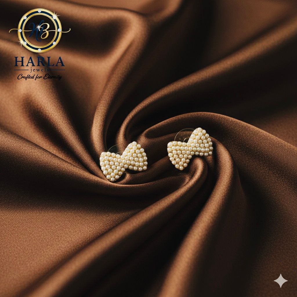Pearl Bow Studs