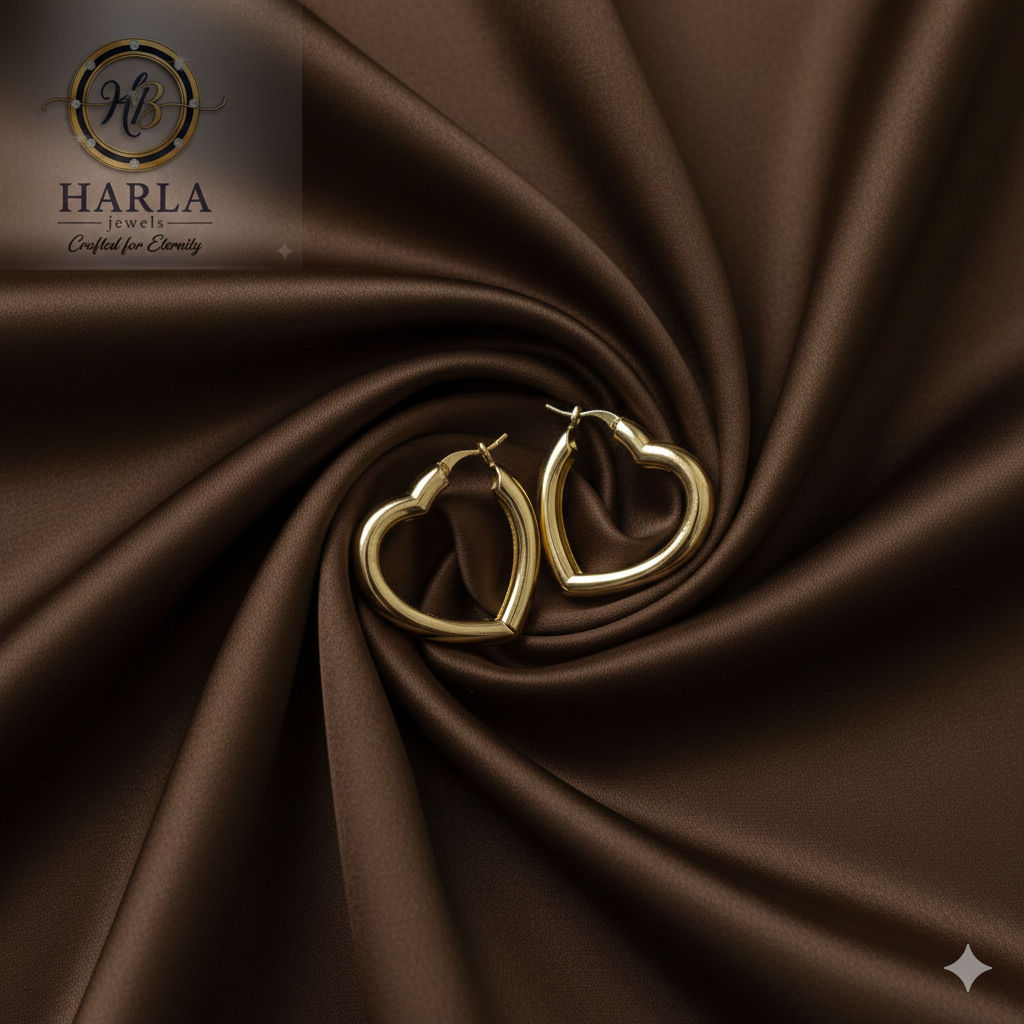 Golden Heart Hoop