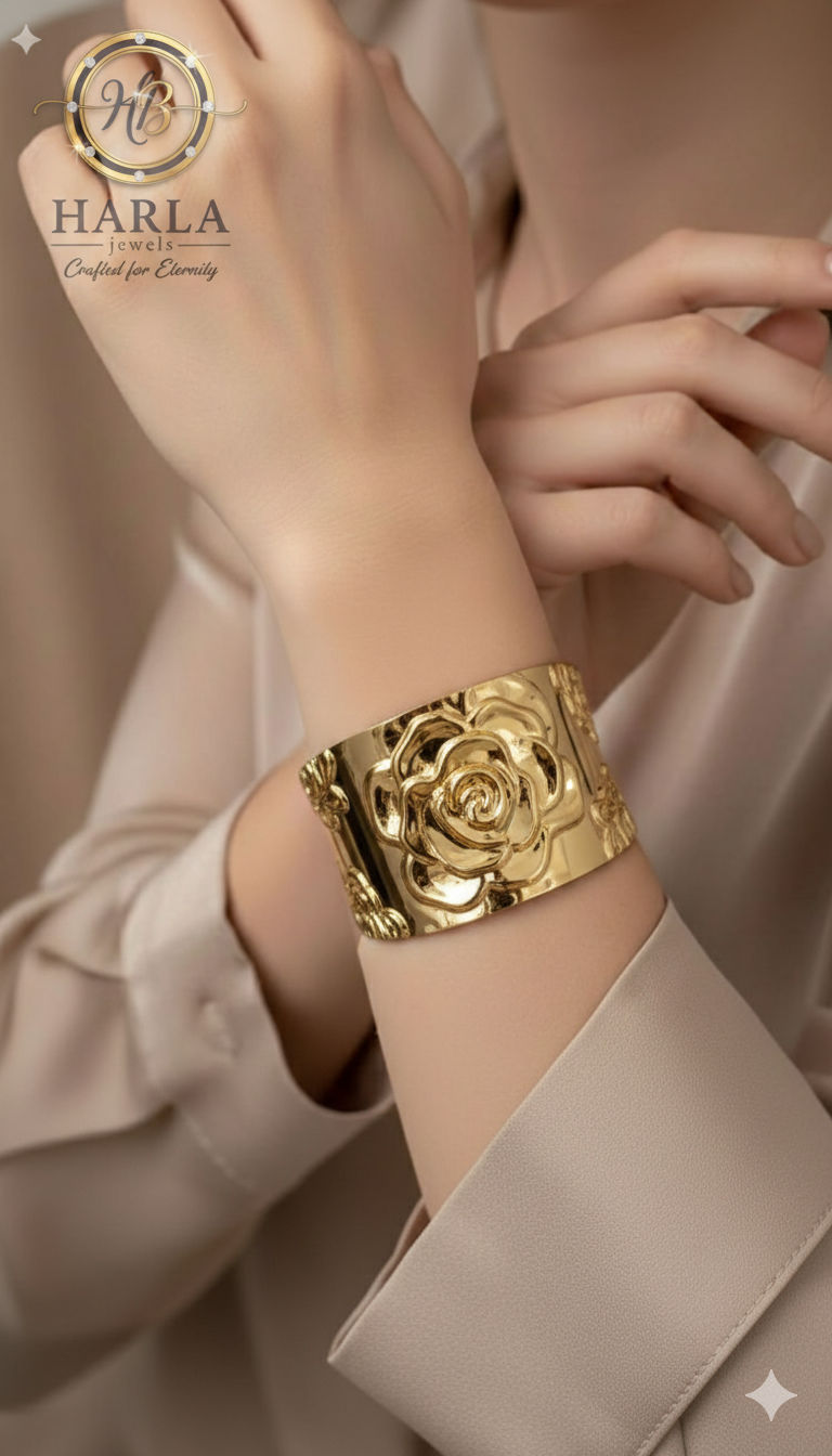 Golden Flower Bracelet