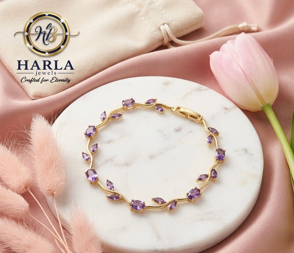 Amethyst Vine Bracelet