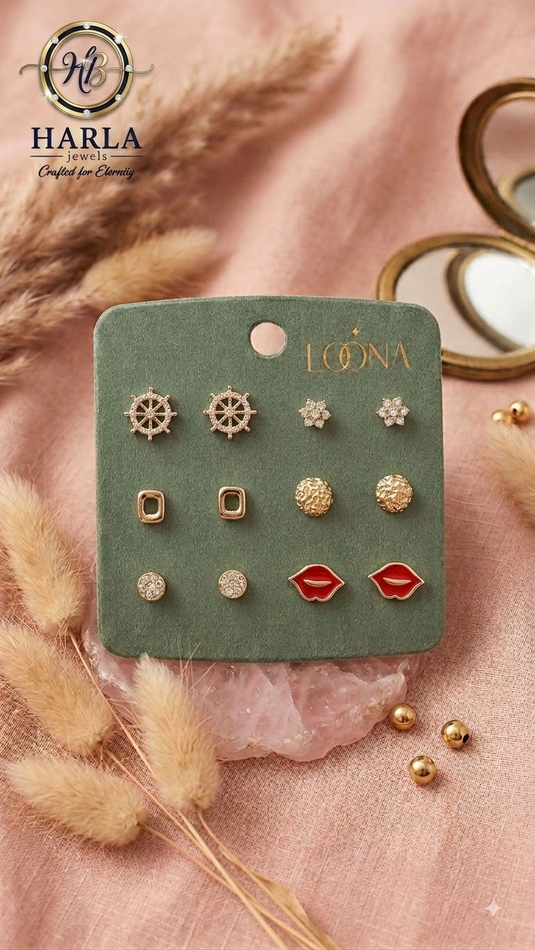 The Golden Muse Collection (Six pair of earrings)