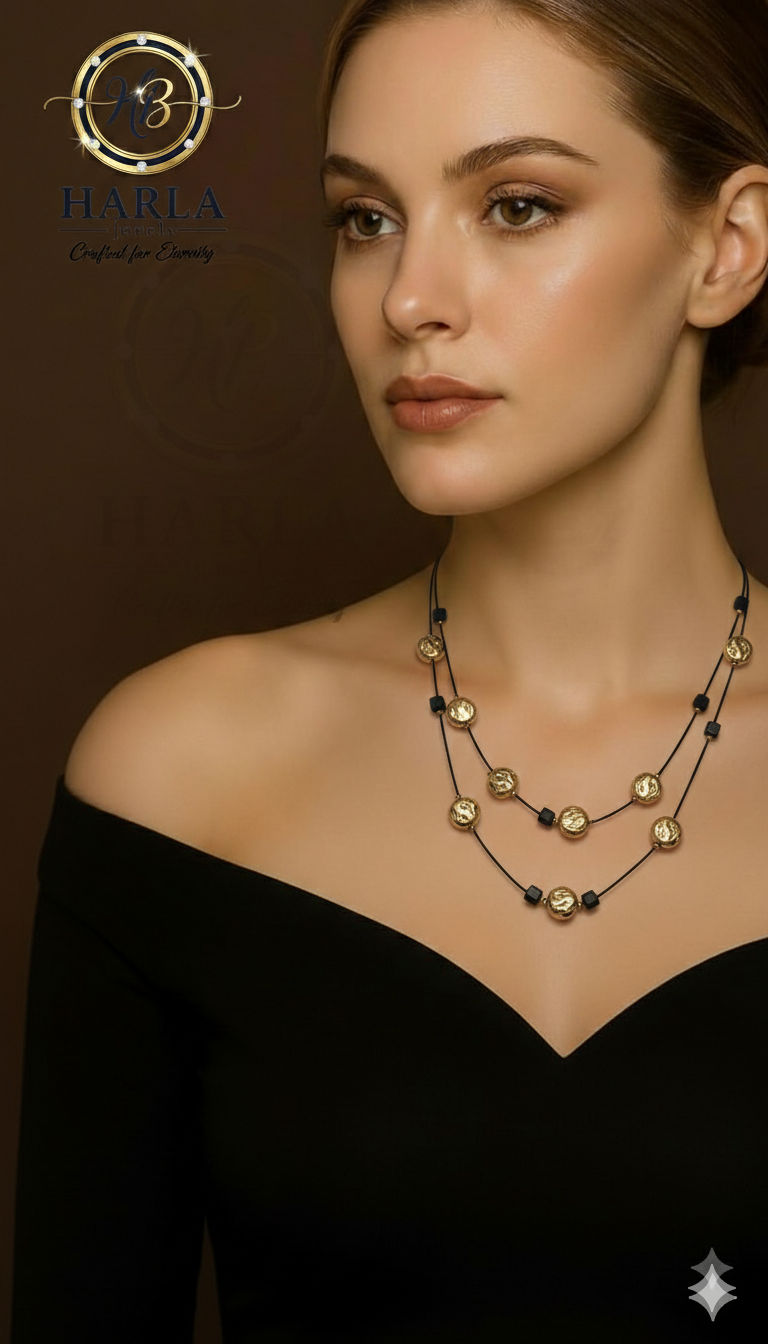 Double Medallion Necklace