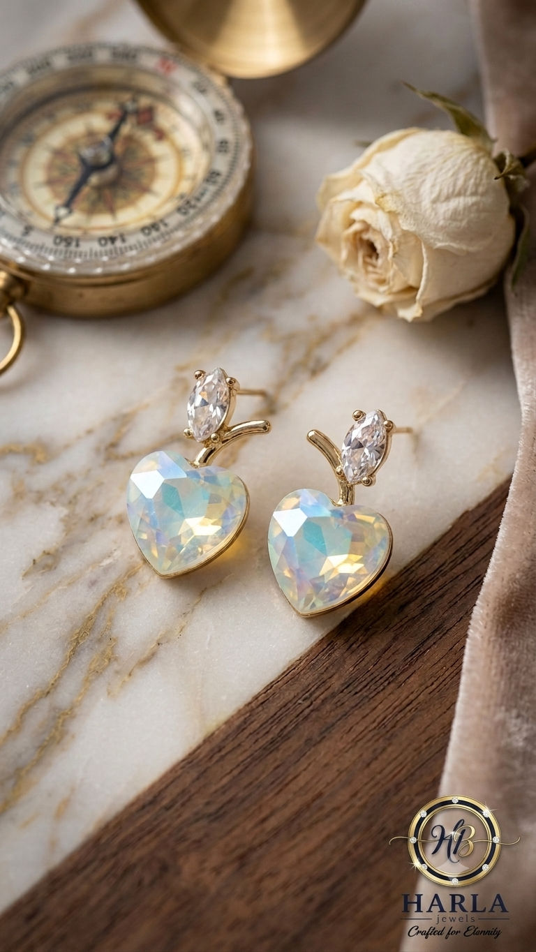Aurora Heart Luxe Earrings