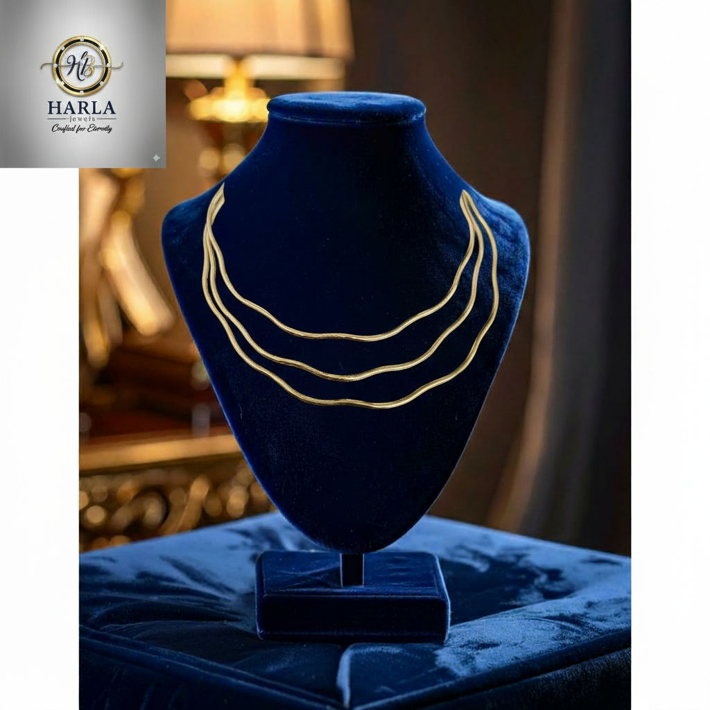 Triple wave Elegance Necklace