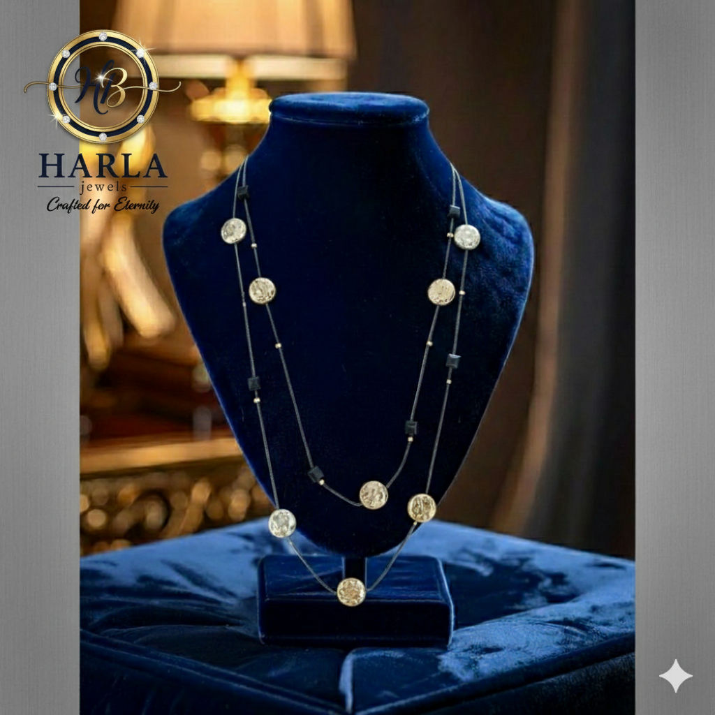 Double Medallion Necklace