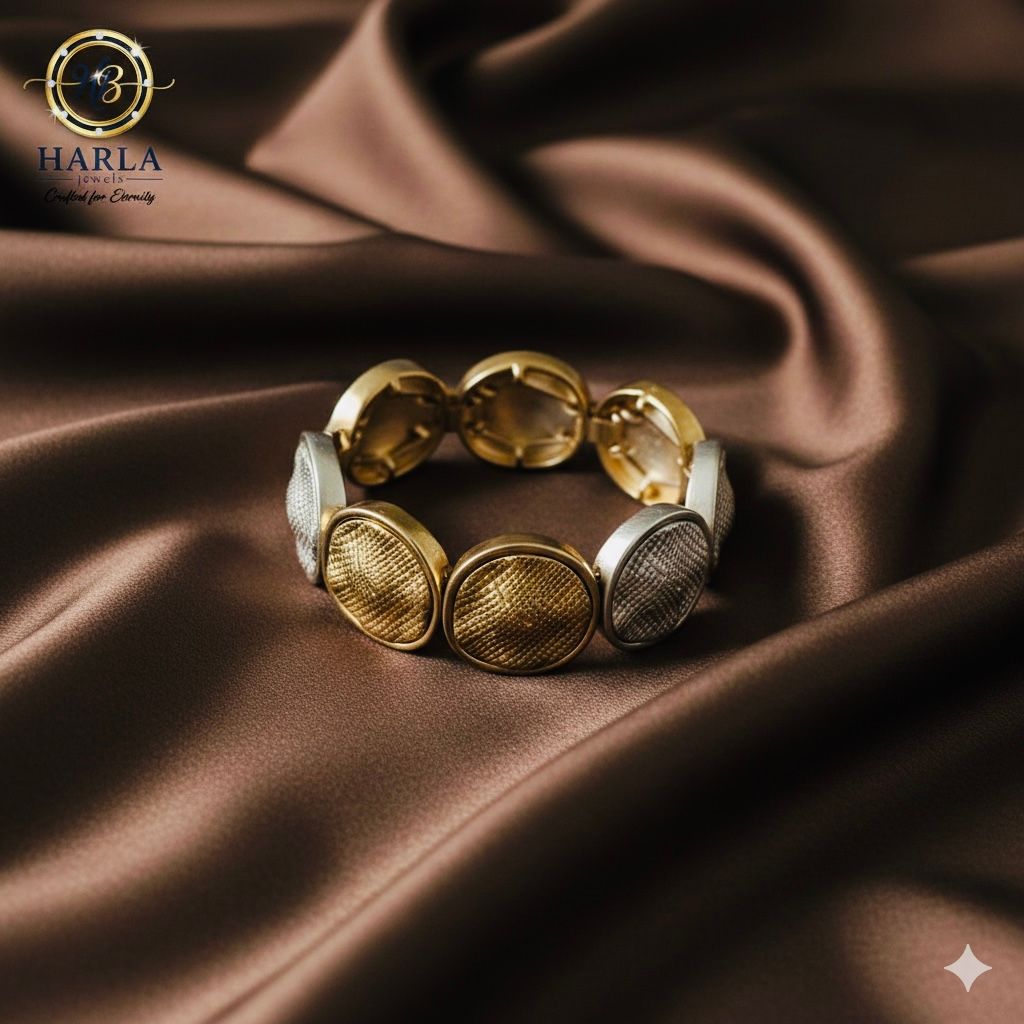 Golden Silver Harmony Bracelet