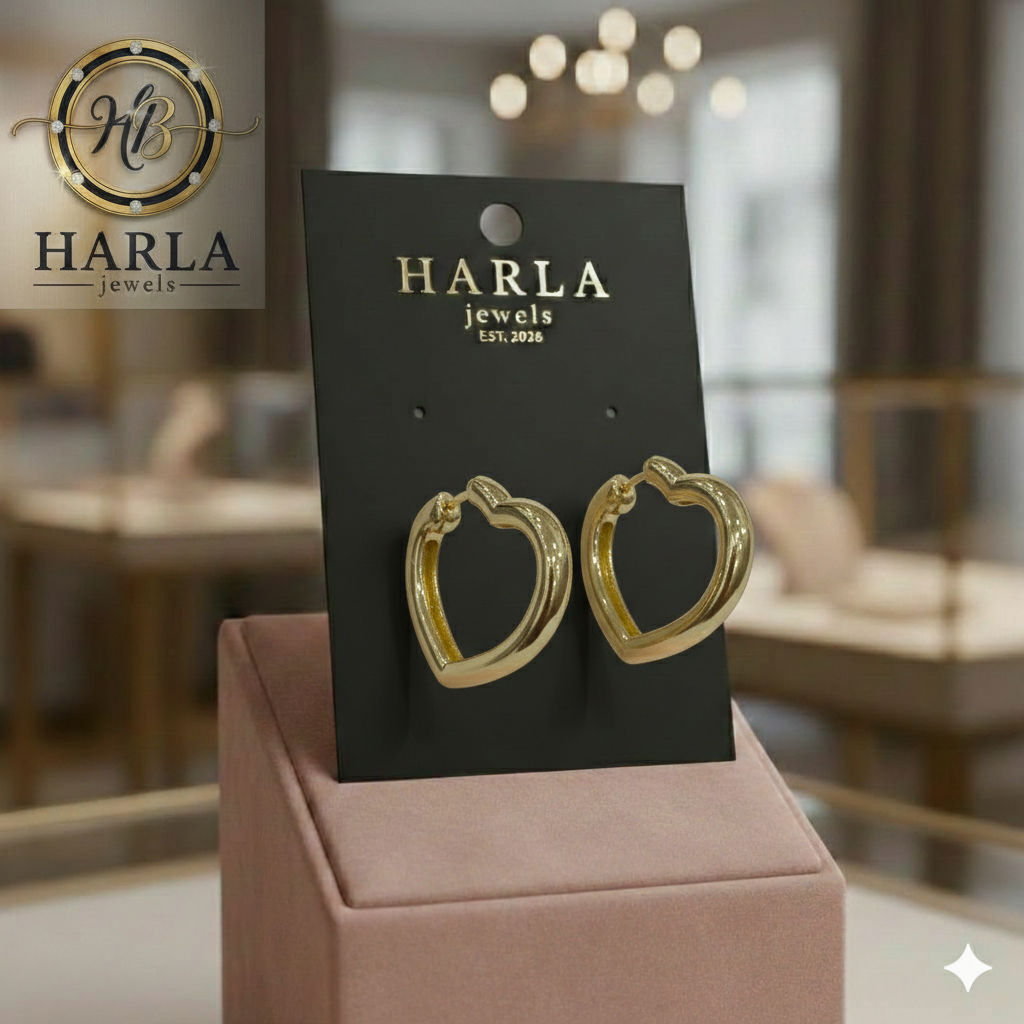 Golden Heart Hoop