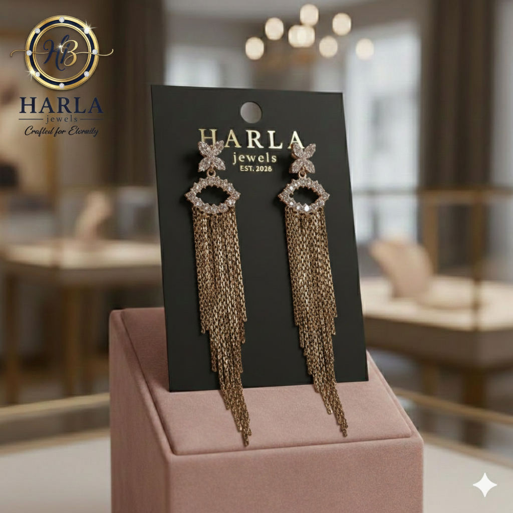 Butterfly Tassel Luxe earring