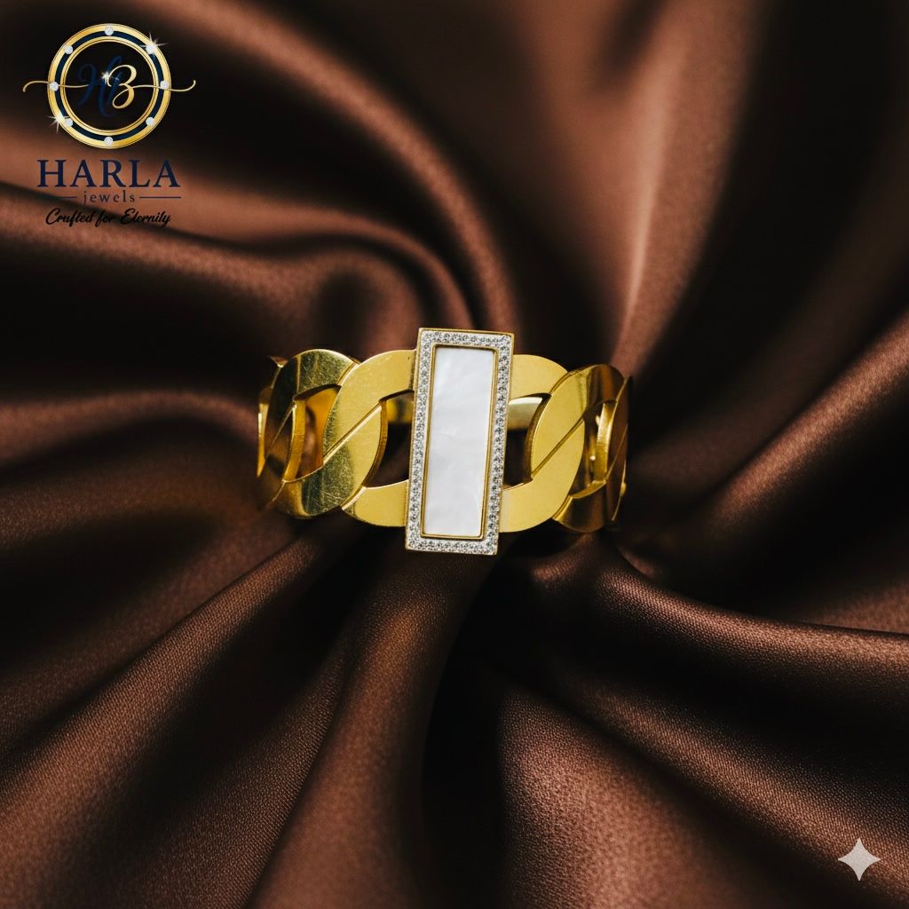 Diamond Edge Ivory Bracelet