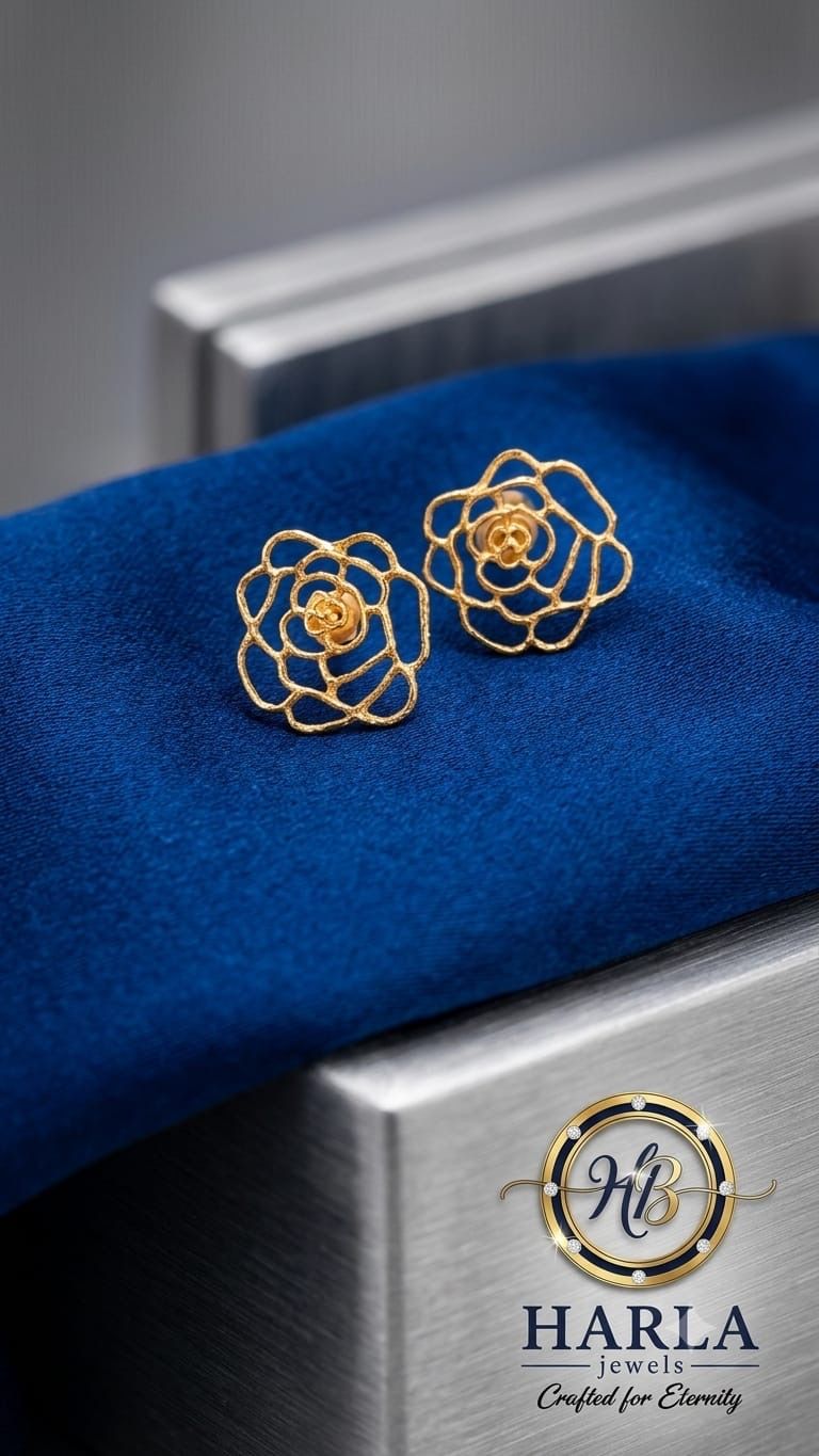 Aurelia Rose Gold Studs