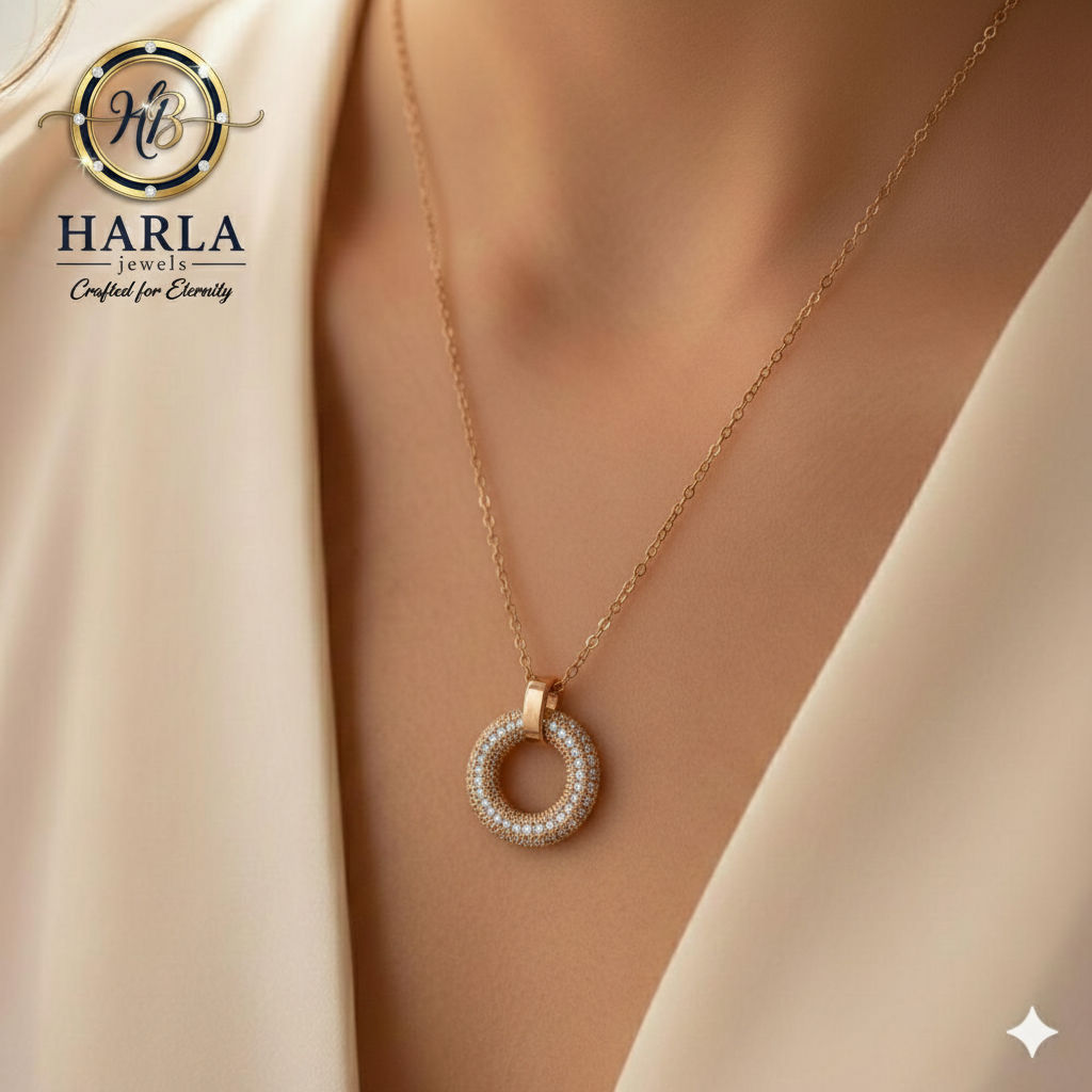 Eternal Circle Diamond Necklace