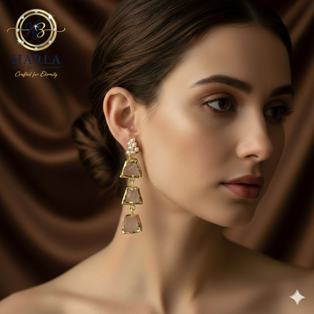 Stone Dangle Earring