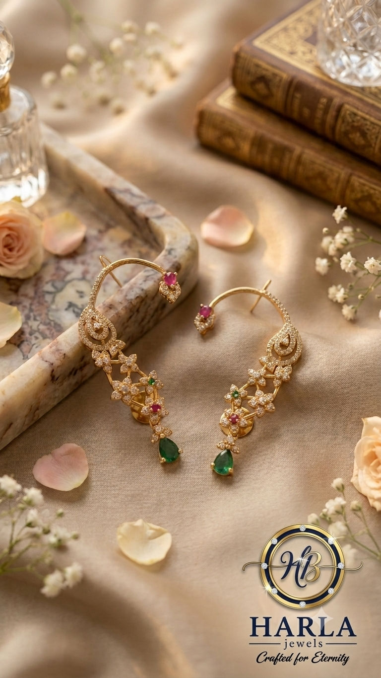     Noor-e-Gul Ear Cuff