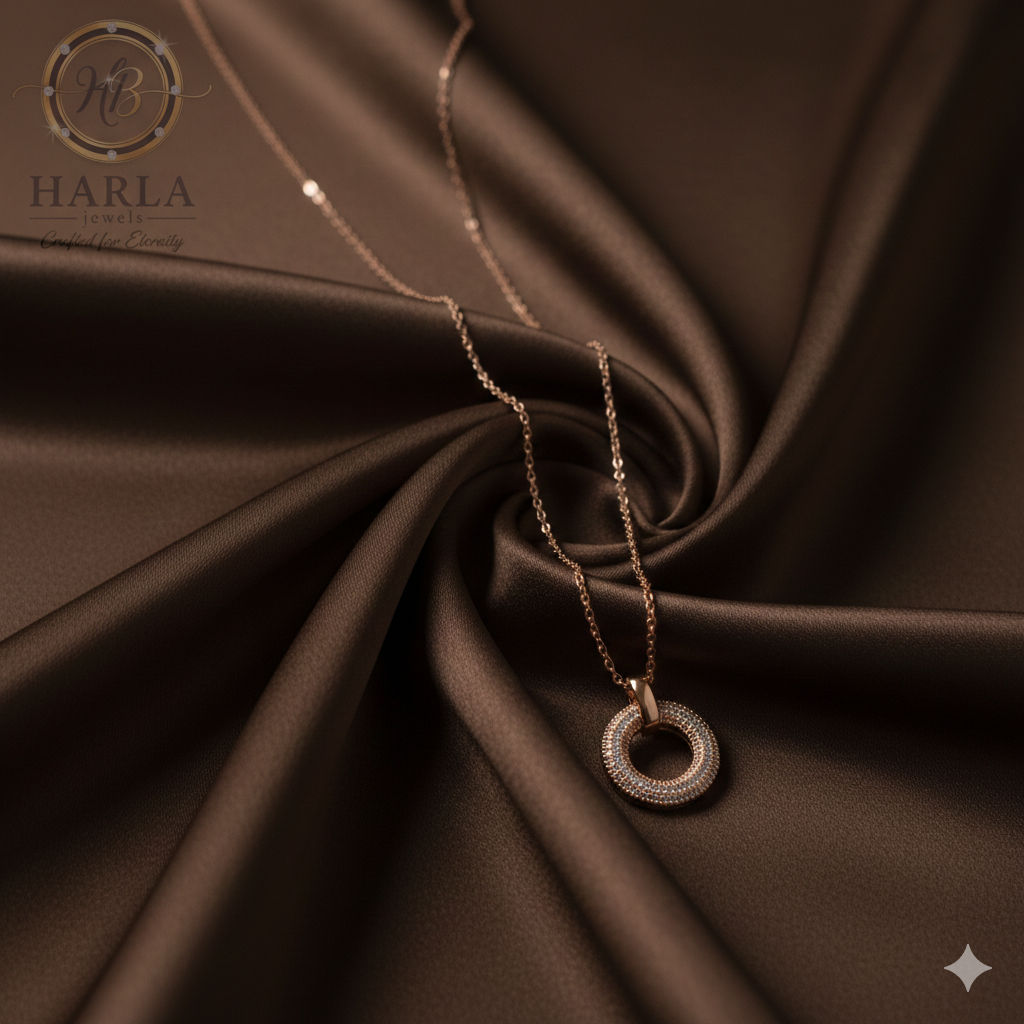 Eternal Circle Diamond Necklace