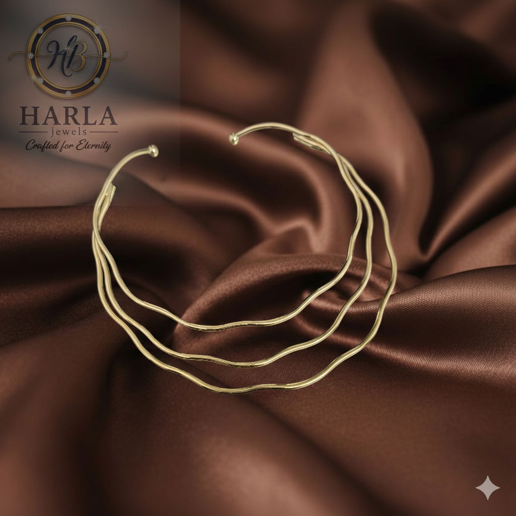 Triple wave Elegance Necklace