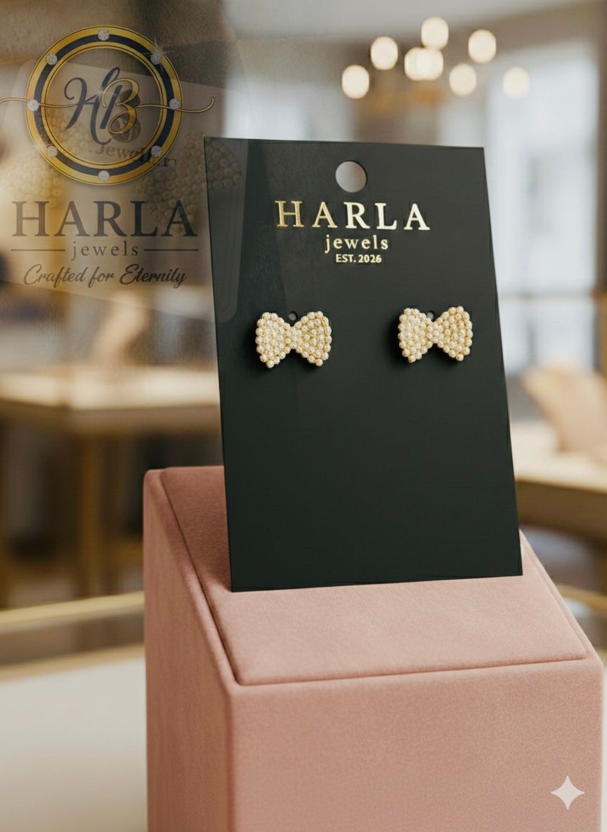 Pearl Bow Studs