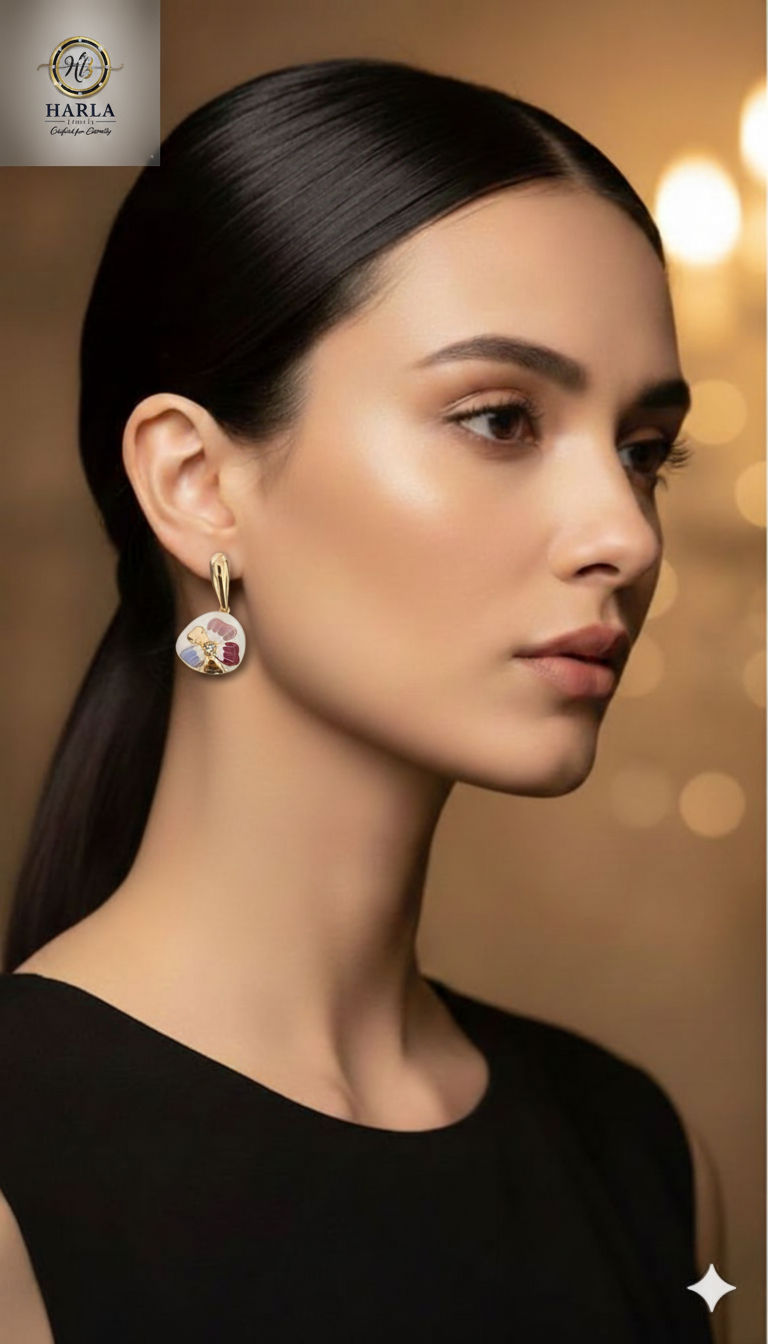 Butterfly Enamel Earring