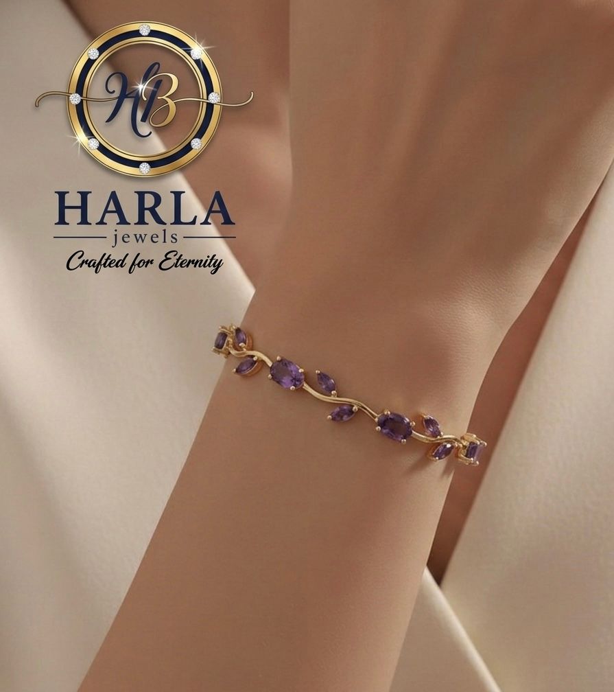 Amethyst Vine Bracelet