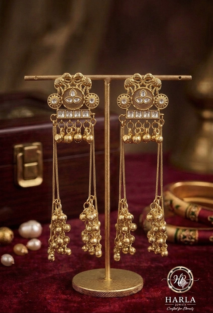 Royal Chand Tassel Earrings