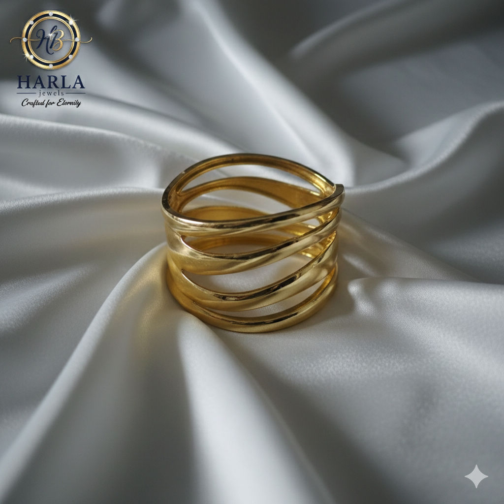 Gold Spiral Bracelet