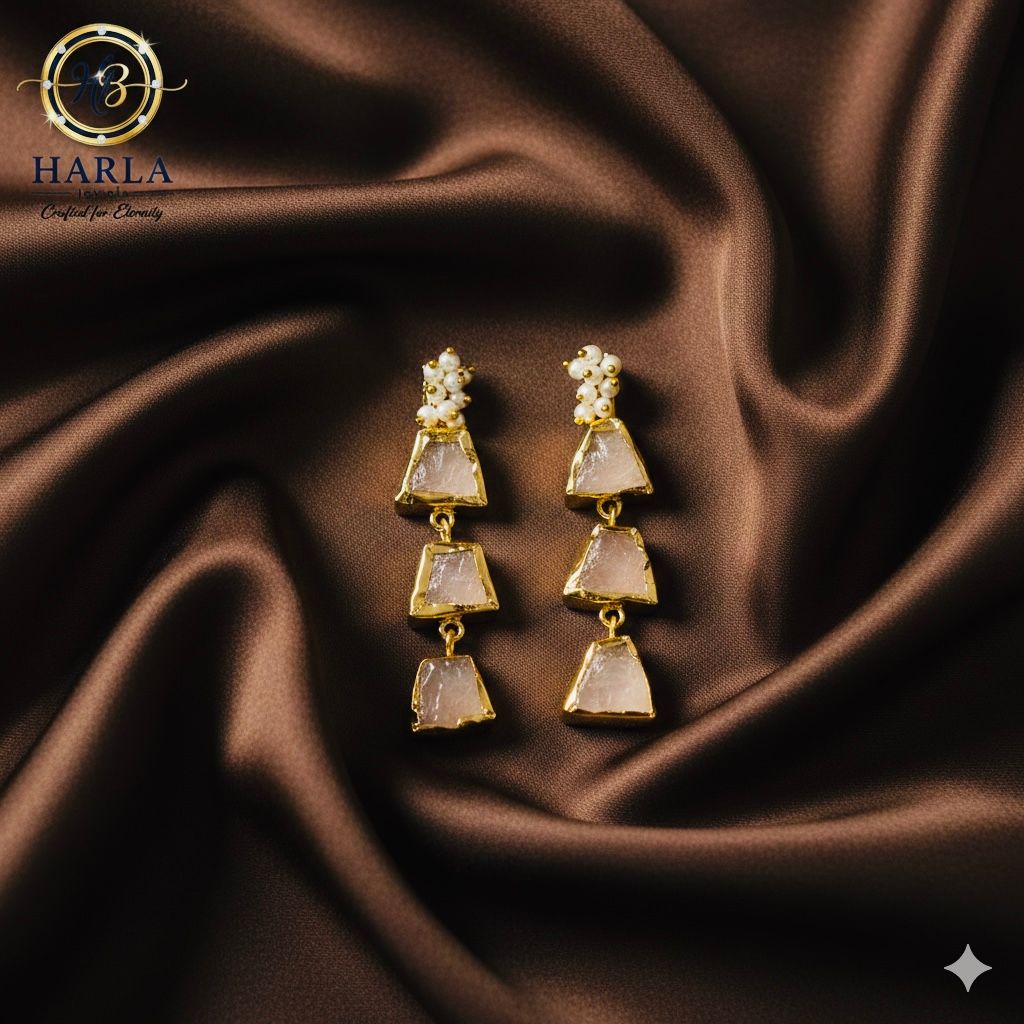 Stone Dangle Earring
