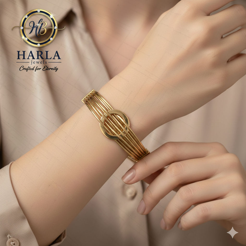 Golden Lattice Bracelet